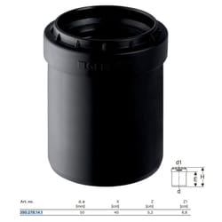 Silent-PP Riduzione incassata concentrica ø50 x 40 mm 390.278.14.1