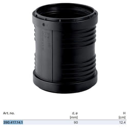 Manicotto doppio bicchiere scorrevole Geberit Silent-PP ø90 mm 390.417.14.1
