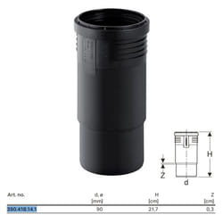 Manicotto di dilatazione Geberit Silent-PP ø90 mm 390.418.14.1