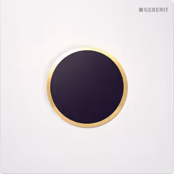 Geberit 116.025.KK.1, Piastra a filo, Bianco, Geberit