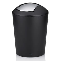 Kela Marta 1,7 L Rotondo Plastica Nero, Acciaio inox