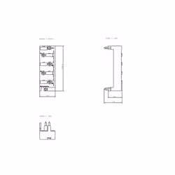 Siemens Anschlussmodul 200PRO 4xM12 6ES7194-4CA00-0 - Vista aggiuntiva 3