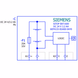 Siemens 6EP4133-0GA00-0AY0 batteria UPS 24 V 3,2 Ah - Vista aggiuntiva 5