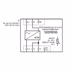 Siemens 6EP3334-3SB00-0AX0Stromversorgung SITOP PSU4200 1-phasig - Vista aggiuntiva 7