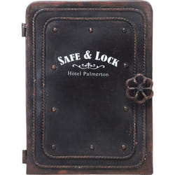 KARE Design 35971 armadietto portachiave Acciaio Nero, Bronzo