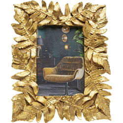 KARE Design Gold Leaves Cornice per foto singola Oro