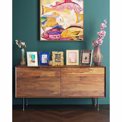 KARE Design Gold Leaves Cornice per foto singola Oro
