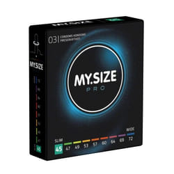 My.Size PRO *45mm* 3 pz Preservativi
