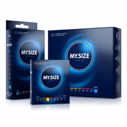 MY.SIZE Pro, Preservativo maschile, Trasparente, Lattice, ISO 4074: 2002, CE0197, 72 mm, 36 pz