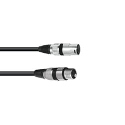 Omnitronic 30220405 cavo audio 1 m XLR (3-pin) Nero