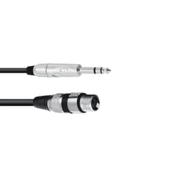 Omnitronic 30225182 cavo audio 2 m XLR (3-pin) 6.35mm Nero