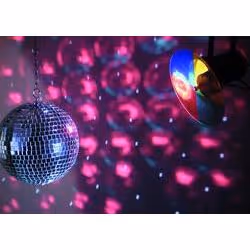 Eurolite Mirror ball set 30cm with pinspot Multicolore