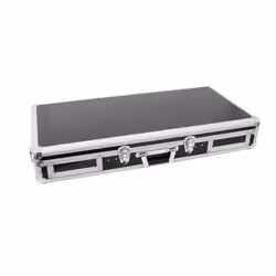 Roadinger 30125346, Baule da viaggio, Controllo per DJ, Legno compensato, Nero, Argento, 950 mm, 460 mm