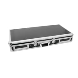Roadinger 30125346 custodia per attrezzatura audio Controllo per DJ Baule da viaggio Legno compensato Nero, Argento