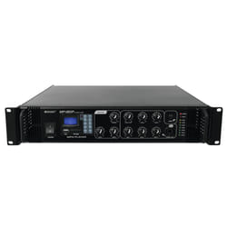 Omnitronic 80709631 amplificatore audio Resa/fase Nero