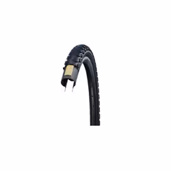 Schwalbe Land Cruiser, 24", Città/trekking, Penumatico tubeless, Perlina pieghevole, Nero, 50 TPI