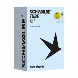 Schwalbe 10462020 camera d'aria interna per bicicletta Valvola Schrader 12" 47 - 62 mm - Vista aggiuntiva 2