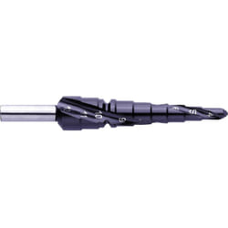 Exact - 796 / 07021 hss Punta a gradini 4 - 12 mm TiAIN Lunghezza totale 80 mm Alberino a 3 facce 1 pz.