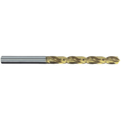 32508 hss Punta a spirale per metallo 1 mm Lunghezza totale 34 mm rettificato, TiN din 338 Alberino cilindrico 10 - Exact