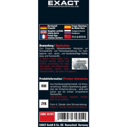 Exact, Fresa a forma cilindrica per metalli duri (ZYA), senza dentatura frontale, ø 10 mm, 35701