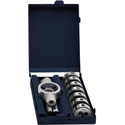 Exact - Eventus by 70418 - Set di 8 filiere M3-M12 hss con supporto per filiera 25 x 9