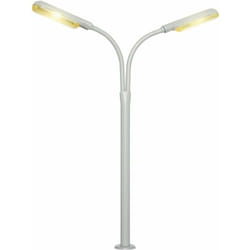Viessmann - Modelltechnik H0 Lampione stradale doppia Modello pronto, già assemblato 6096 1 pz.