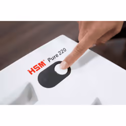 HSM Pure 220 distruggi documenti Taglio a particelle 22,5 cm Bianco - Vista aggiuntiva 6