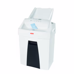 HSM Securio AF100 distruggi documenti Taglio a particelle 60 dB 22,5 cm Nero, Bianco - Vista aggiuntiva 4