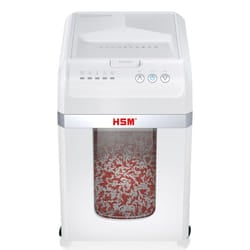 HSM 1035111 distruggi documenti Taglio a particelle 52 dB 23 cm Bianco