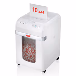 HSM 1035111 distruggi documenti Taglio a particelle 52 dB 23 cm Bianco - Vista aggiuntiva 6