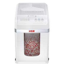 HSM Autofeed X300 distruggi documenti Taglio a particelle 52 dB 23 cm Argento, Bianco