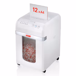 HSM Autofeed X300 distruggi documenti Taglio a particelle 52 dB 23 cm Argento, Bianco - Vista aggiuntiva 4