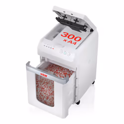 HSM Autofeed X300 distruggi documenti Taglio a particelle 52 dB 23 cm Argento, Bianco - Vista aggiuntiva 5