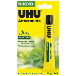 Bostik - uhu Colla Attaccatutto senza solventi 20ml in blister