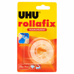 UHU Rollafix trasparente ricarica 25mt bl.