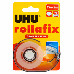 UHU Rollafix trasparente ricaricabile 25mt bl., Nastro, Erogatore di nastro
