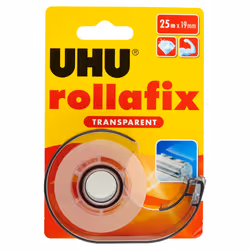 UHU Rollafix trasparente ricaricabile 25mt bl.