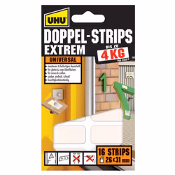 UHU UH45450, Nastro di montaggio, Multicolore, RoHS, REACH, CE, 21 g, Blister