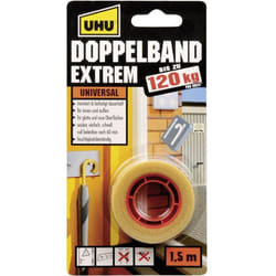 UHU - 46820 Nastro biadesivo ® (l x l) 1.5 m x 19 mm 1 pz.