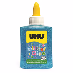 UHU Colla Glitter 88.5ml, 88,5 ml, 90 g, Gel, Flacone di colla