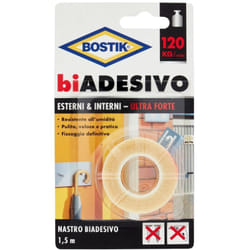 Bostik - Nastro Biadesivo Per Interni & Esterni 19x1,5m