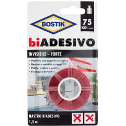 Bostik - Nastro Biadesivo Invisibile 19x1,5m