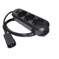 ONLINE USV-Systeme USV-Steckdosenleiste, 10 A, 1,8 m, 10 A, Nero