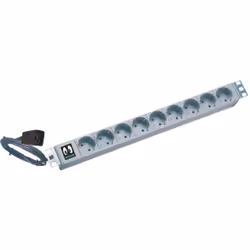 ONLINE USV-Systeme KG16A9SCH-RACK, 9 presa(e) AC, Accoppiatore C13, 16 A, Grigio, 2 m, 880 g