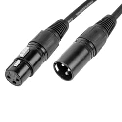 CASCHA HH 2086 cavo audio 1 m XLR (3-pin) Nero