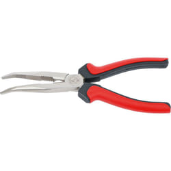 Bgs Technic - Pinza becchi mezzi tondi piegata 200 mm