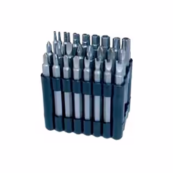 Assortimento pezzi 32 Lunghezza mm 75 attacco 1/4 Acciaio cromo vanadio Impronte: Pz.9 TX foro, Pz.6 EX foro, Pz.4 SPANNER Pz ...
