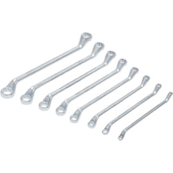 Bgs Technic - Serie di chiavi a doppio anello gomito 6 x 7 - 20 x 22 mm 8 pz.