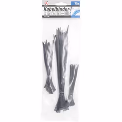 Kraftmann 1789 fascetta Fascetta per scala Nylon Nero 75 pz - Vista aggiuntiva 4