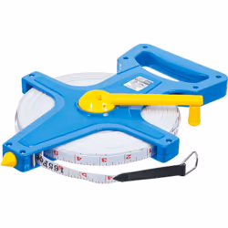 Con telaio a croce in plastica blu e manovella retrattile Resistente alle intemperie e allo sporco Lato anteriore con scala m ...
